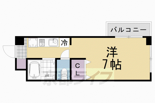 SLUMBERS VILLAGE(1K/1階)の間取り写真