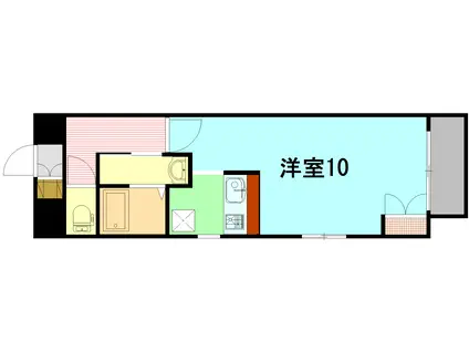 アネックスOZII.ME(1K/9階)の間取り写真