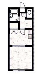 大雪旭川館TOYOOKA(1DK/2階)の間取り写真