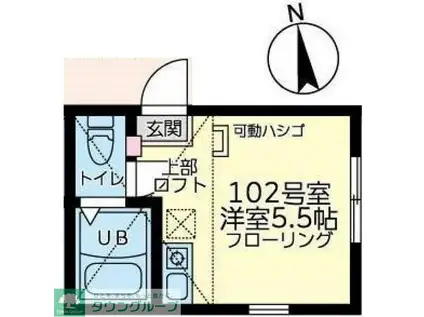 ユナイト星川フレンチクルーラー(ワンルーム/1階)の間取り写真