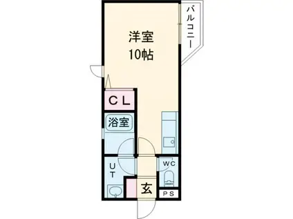 メゾンエキサイトシーガル(ワンルーム/2階)の間取り写真