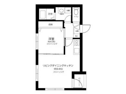 プリジェ池袋(1LDK/1階)の間取り写真