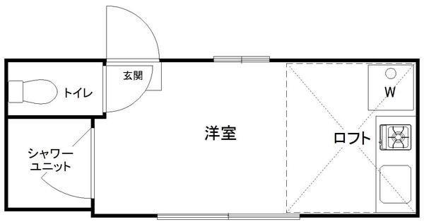 アーバンプレイス池袋IIA(ワンルーム/2階)の間取り写真