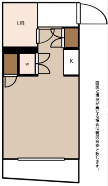 ウインベルソロ木場第1(ワンルーム/1階)の間取り写真