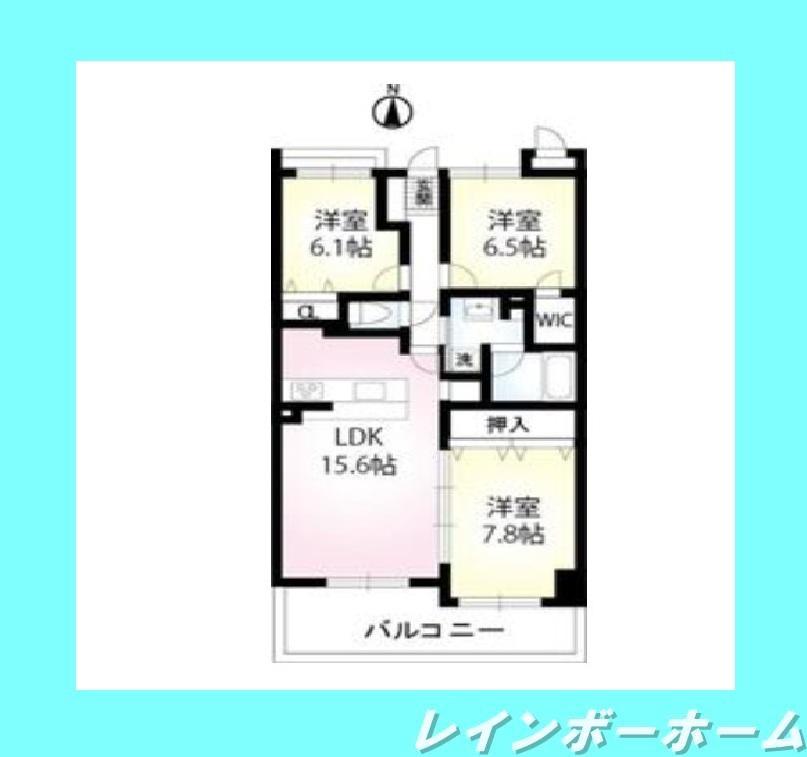 ヴィラモラージュ(3LDK/4階)の間取り写真