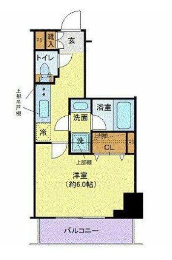 クレヴィスタ大森2(1K/7階)の間取り写真