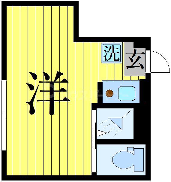 ジュリアス南千住(ワンルーム/2階)の間取り写真