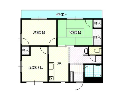 サンシャインノリタケIII(3DK/3階)の間取り写真
