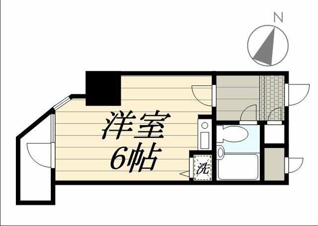 ライオンズプラザ白山(ワンルーム/10階)の間取り写真