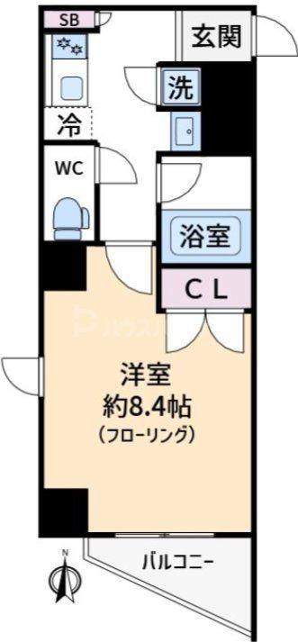 ESTETICA NAKAITABASHI(1K/5階)の間取り写真