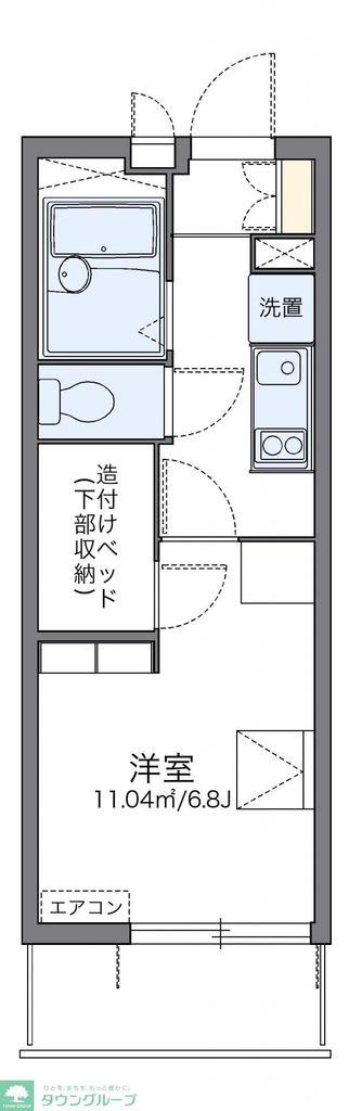 レオパレスBLOOMV(1K/3階)の間取り写真
