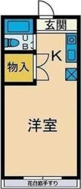 ハイライズ大塚(ワンルーム/3階)の間取り写真