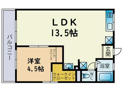サンライフIII(1LDK/2階)の間取り写真