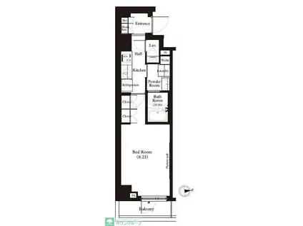 アーバンパーク江古田の森(1K/3階)の間取り写真