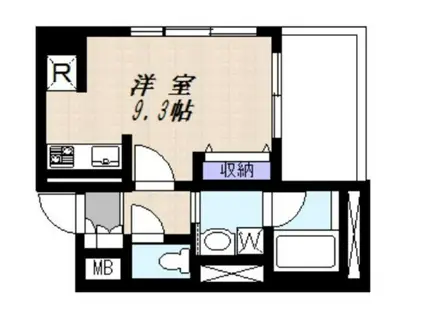 MIUたまプラーザ(1K/1階)の間取り写真