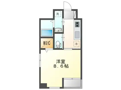 MAISON SPADE(1K/9階)の間取り写真