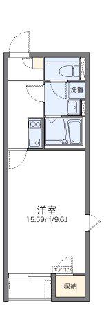 レオネクストアダージョ宮腰(1K/2階)の間取り写真