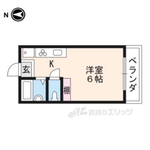 MINAMI115(1K/3階)の間取り写真