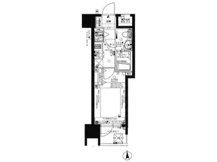 グローベル新大久保マスターズゲート(1K/5階)の間取り写真