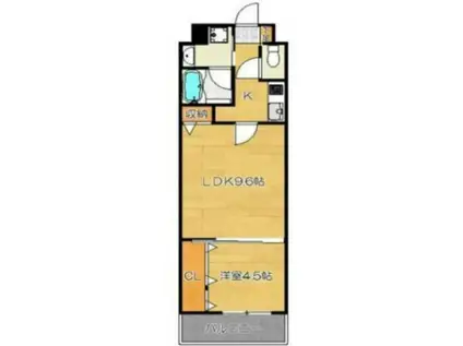 ラトナス(1LDK/2階)の間取り写真