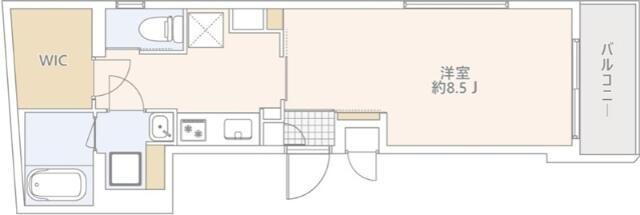 GRANDUO高円寺V(1K/1階)の間取り写真