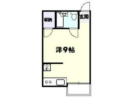 メールメゾン・シマ(ワンルーム/2階)の間取り写真