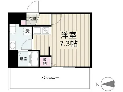 MAXIV西川口AZ TRE(1K/5階)の間取り写真