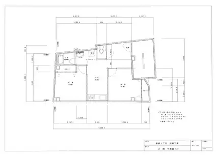 安住ビル(2DK/3階)の間取り写真