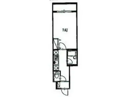 セントエルモ町田(1K/1階)の間取り写真