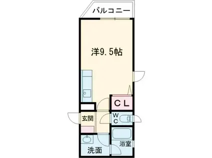 メゾンエキサイトシーガル(ワンルーム/2階)の間取り写真