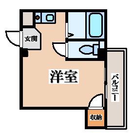 SENSE SNT(ワンルーム/B1階)の間取り写真