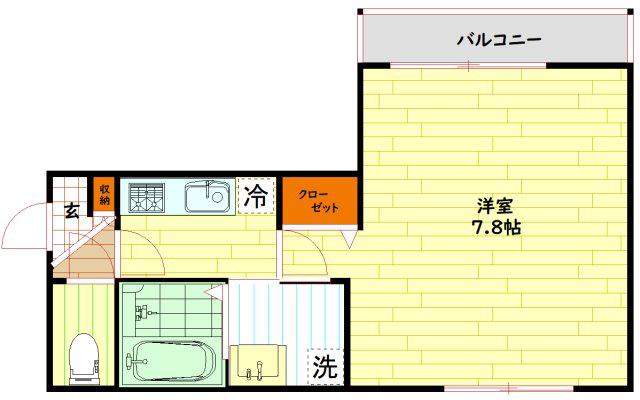 M CITY千林大宮(1K/3階)の間取り写真