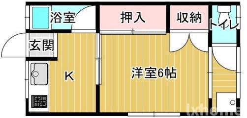 第3岡部コーポ(1K/1階)の間取り写真
