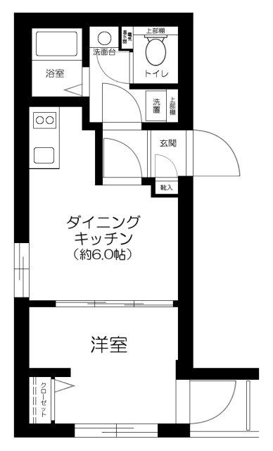 THE RESIDENCE NIHONBASHI(1DK/3階)の間取り写真