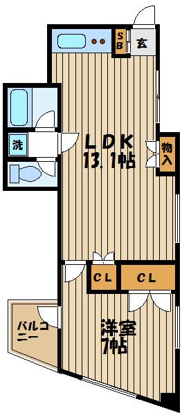 第1コーポレイトハウスセンチュリー(1LDK/3階)の間取り写真