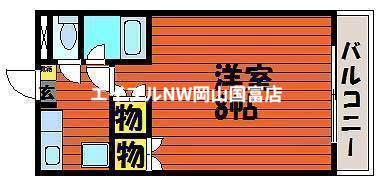 パル81(1K/3階)の間取り写真