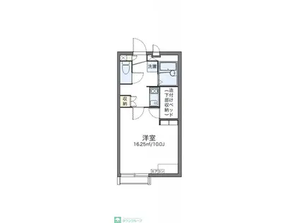レオネクストルミエールII(1K/2階)の間取り写真