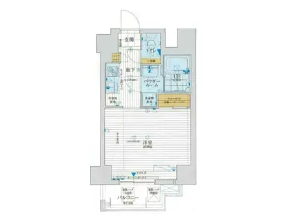 アスヴェル梅田北(1K/11階)の間取り写真