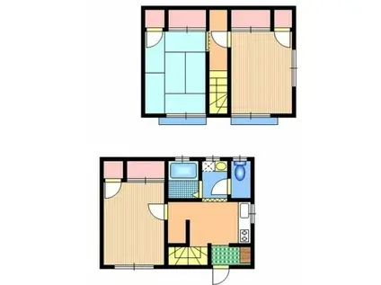 ハイツ225(3K/1階)の間取り写真