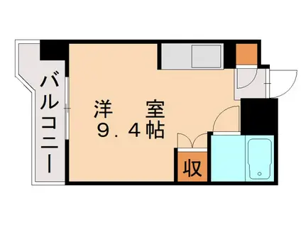 大田町スカイマンション(ワンルーム/2階)の間取り写真