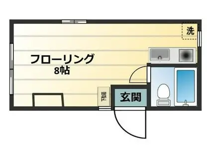オイキア東池袋(ワンルーム/2階)の間取り写真