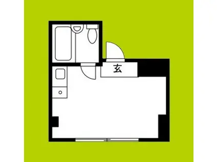 グランソシエ我孫子(ワンルーム/3階)の間取り写真