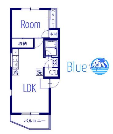 プチハイム三ツ境(1LDK/3階)の間取り写真