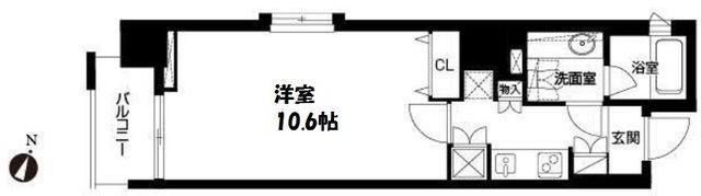 アーバネックス神保町(1K/3階)の間取り写真