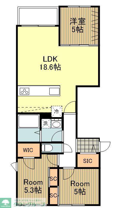 EDIT吉祥寺(3LDK/2階)の間取り写真