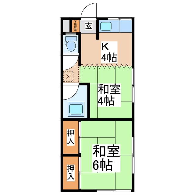 KURA BASE(2K/1階)の間取り写真