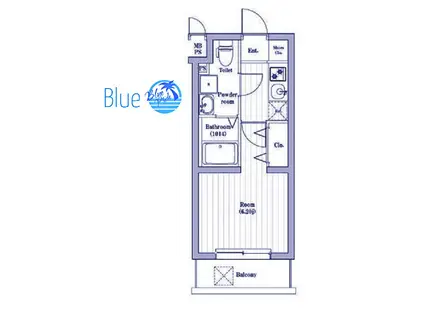 SPコート菊名サウス(1K/3階)の間取り写真