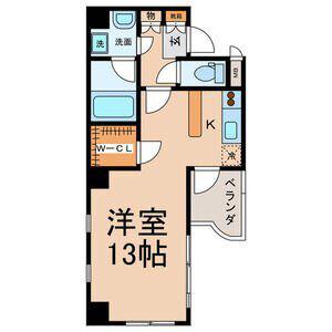 セレス大須(ワンルーム/2階)の間取り写真