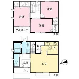 DAIKENN SQUARE(3LDK/1階)の間取り写真