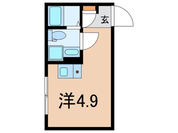 HJ PLACE OSAKI(ワンルーム/3階)の間取り写真